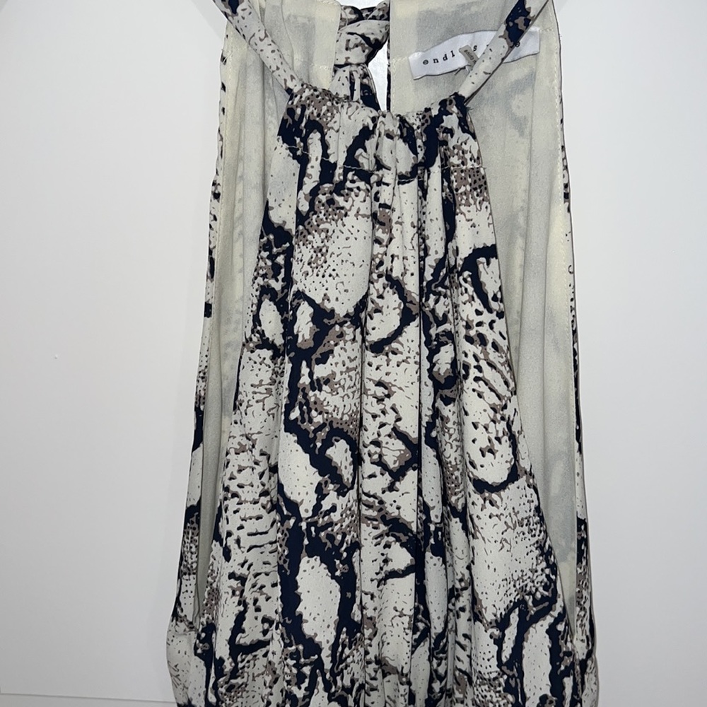 Unless Rose snakeskin jumpsuit - Picture 2 of 5